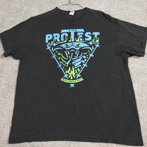 The Protest T-shirt XL Black Heavy Rock n Roll Cobra Band